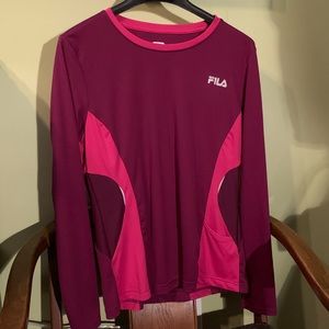 Cranberry Fila top